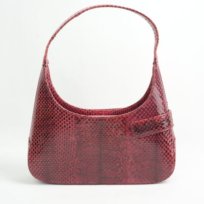 SALVATORE FERRAGAMO Ultra Rare Lizard Leather Parent-Child Bag Handbag