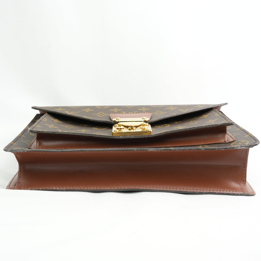 LOUIS VUITTON Monogram Monceau Handbag/Shoulder Bag 2Way M51185
