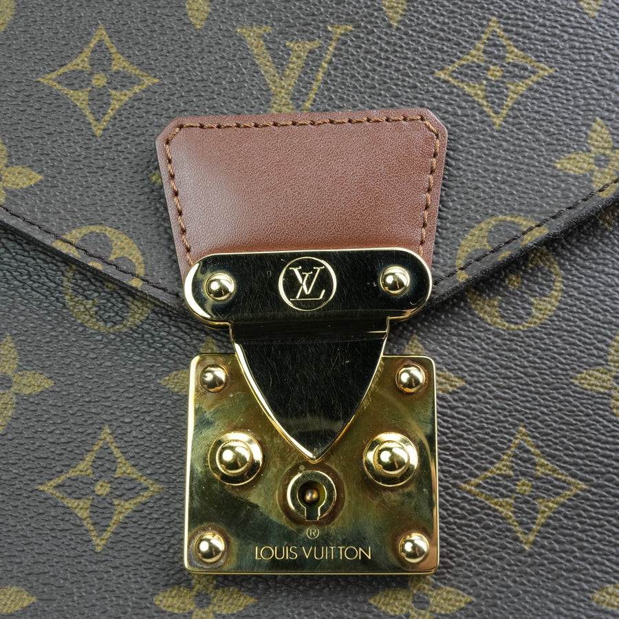 LOUIS VUITTON Monogram Monceau Handbag/Shoulder Bag 2Way M51185