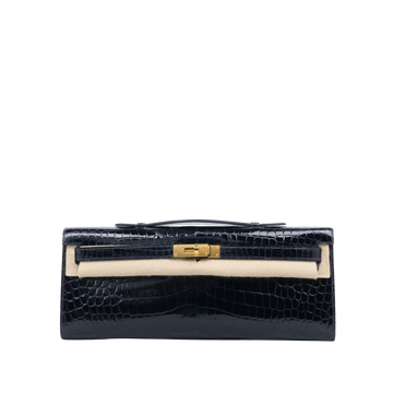 HERMES Kelly Cut  Crocodile Handbag【JAPAN only Shipping】