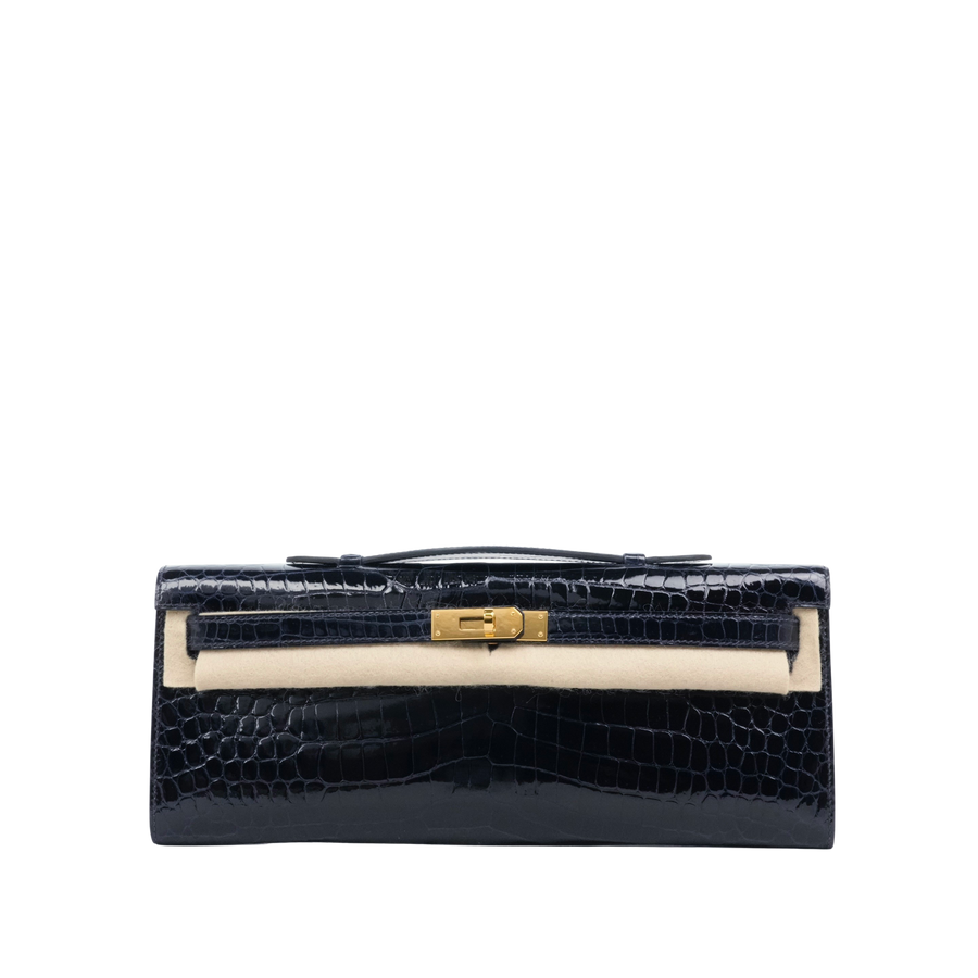 HERMES Kelly Cut  Crocodile Handbag【JAPAN only Shipping】