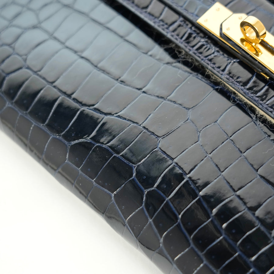 HERMES Kelly Cut  Crocodile Handbag【JAPAN only Shipping】