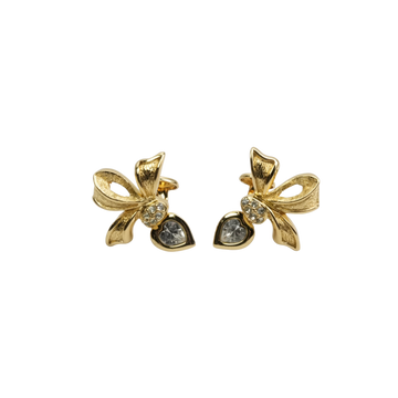 CHRISTIAN DIOR Rhinestone Earring