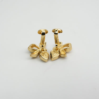 CHRISTIAN DIOR Rhinestone Earring