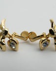 CHRISTIAN DIOR Rhinestone Earring