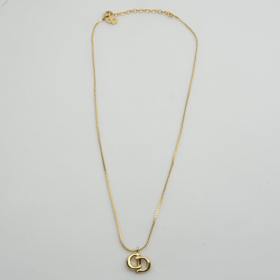 CHRISTIAN DIOR CD Logo Necklace