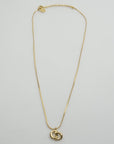 CHRISTIAN DIOR CD Logo Necklace