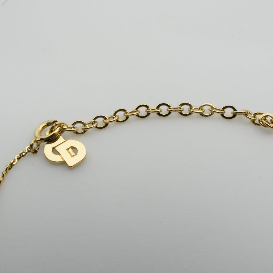 CHRISTIAN DIOR CD Logo Necklace