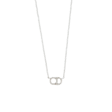 CHRISTIAN DIOR CD Logo Necklace