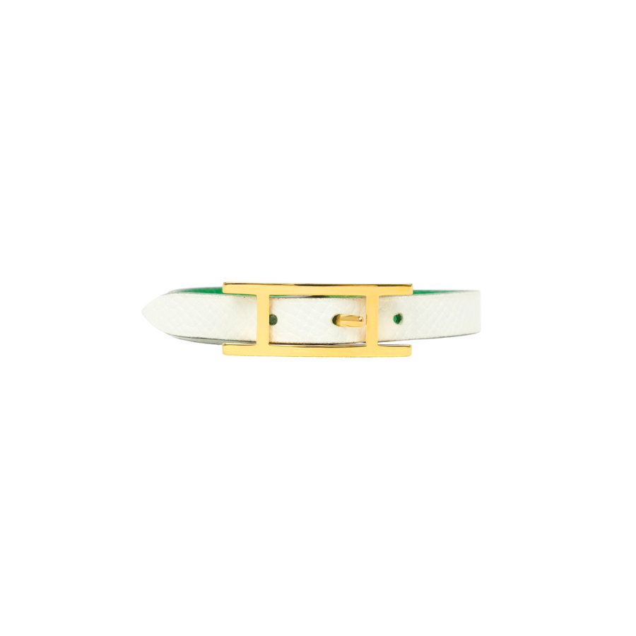 HERMES Beapi Leather Bracelet