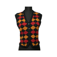 CHRISTIAN DIOR V-neck Sleeveless Cardigan Tops
