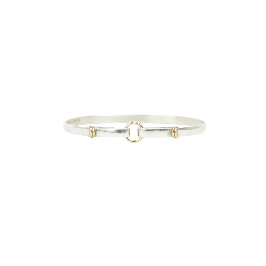 TIFFANY & CO. SV925 K18YG Knot Bangle