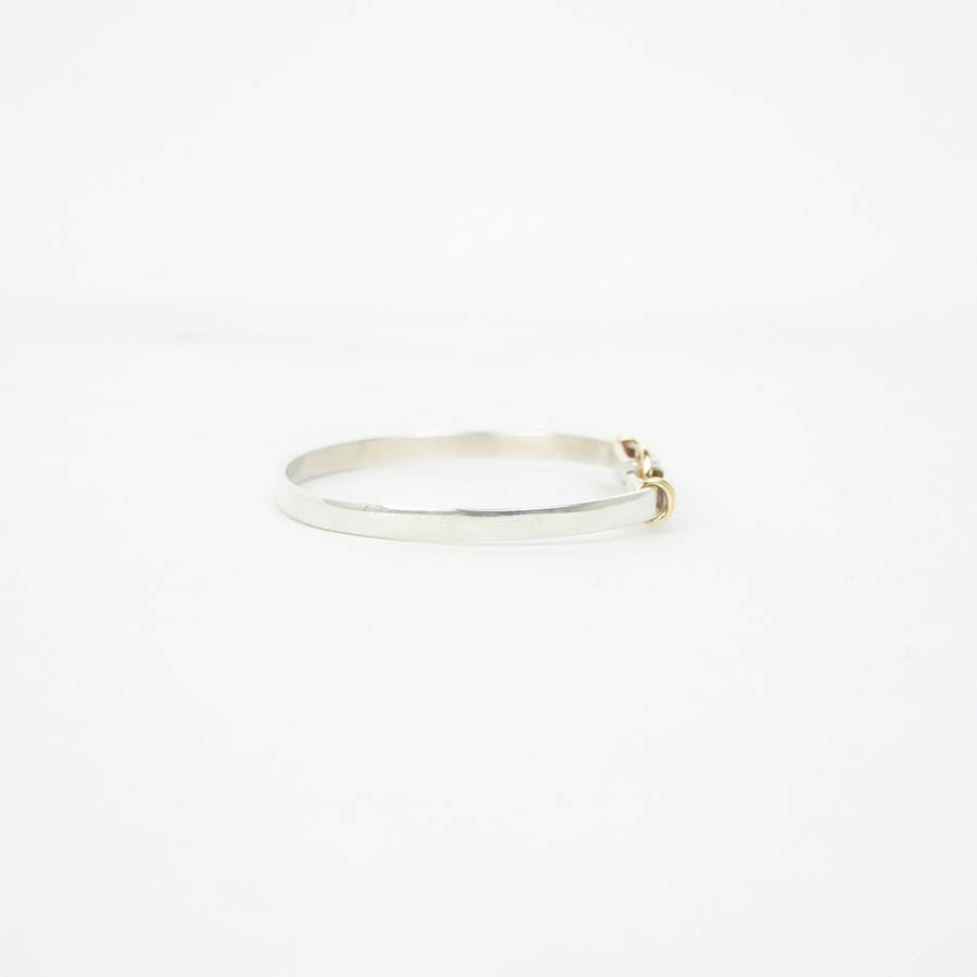 TIFFANY & CO. SV925 K18YG Knot Bangle