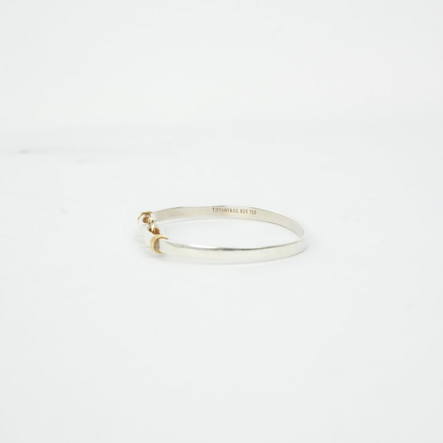 TIFFANY & CO. SV925 K18YG Knot Bangle