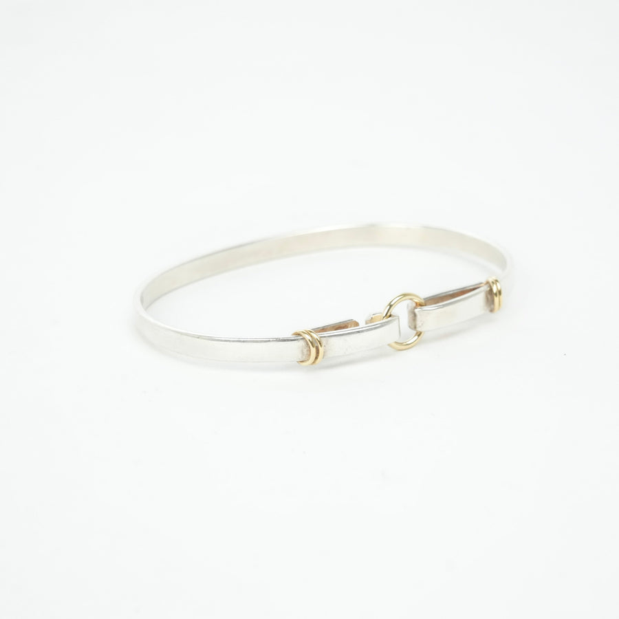 TIFFANY & CO. SV925 K18YG Knot Bangle
