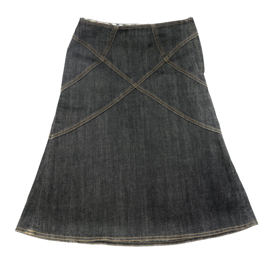 BURBERRY Denim Skirt