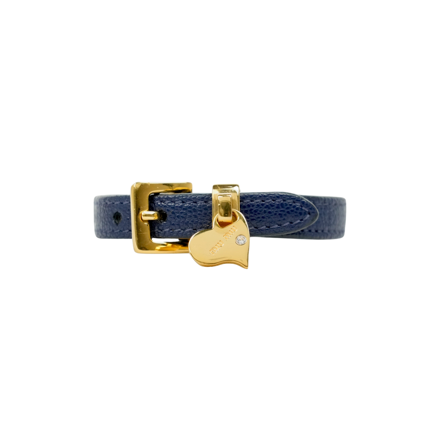 MIU MIU Heart Charm Bracelet