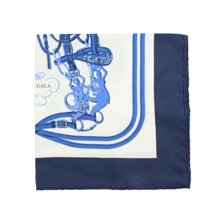 HERMES Silk Carré 45 Brides de Gala Scarf