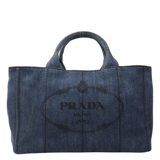 PRADA Canapa Tote Bag