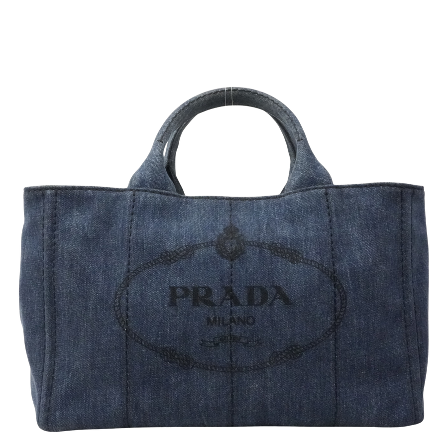 PRADA Canapa Tote Bag