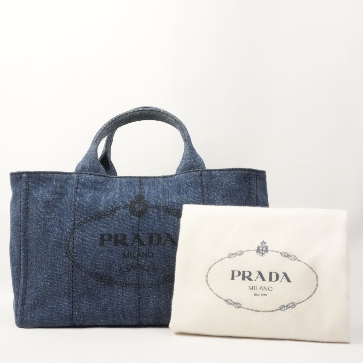 PRADA Canapa Tote Bag