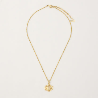 CHRISTIAN DIOR Emblem Necklace