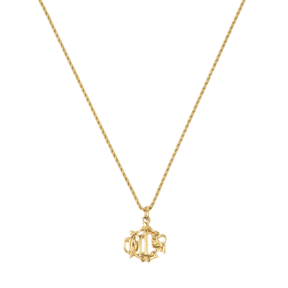 CHRISTIAN DIOR Emblem Necklace