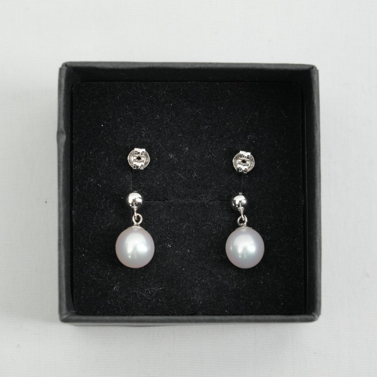 TASAKI K18 White Gold Pearl 7.40mm 2.1g Earring