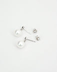 TASAKI K18 White Gold Pearl 7.40mm 2.1g Earring