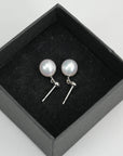 TASAKI K18 White Gold Pearl 7.40mm 2.1g Earring