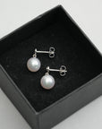 TASAKI K18 White Gold Pearl 7.40mm 2.1g Earring