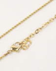 CHRISTIAN DIOR Emblem Necklace