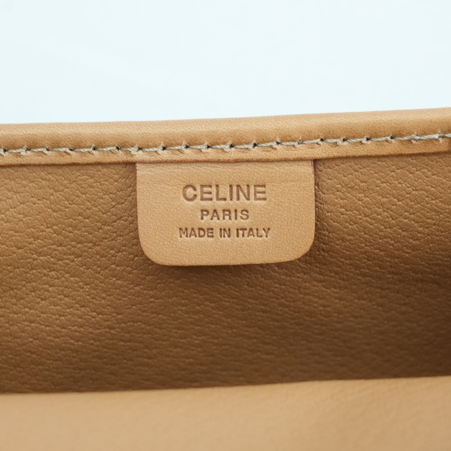 CELINE Macadam Leather Pouch