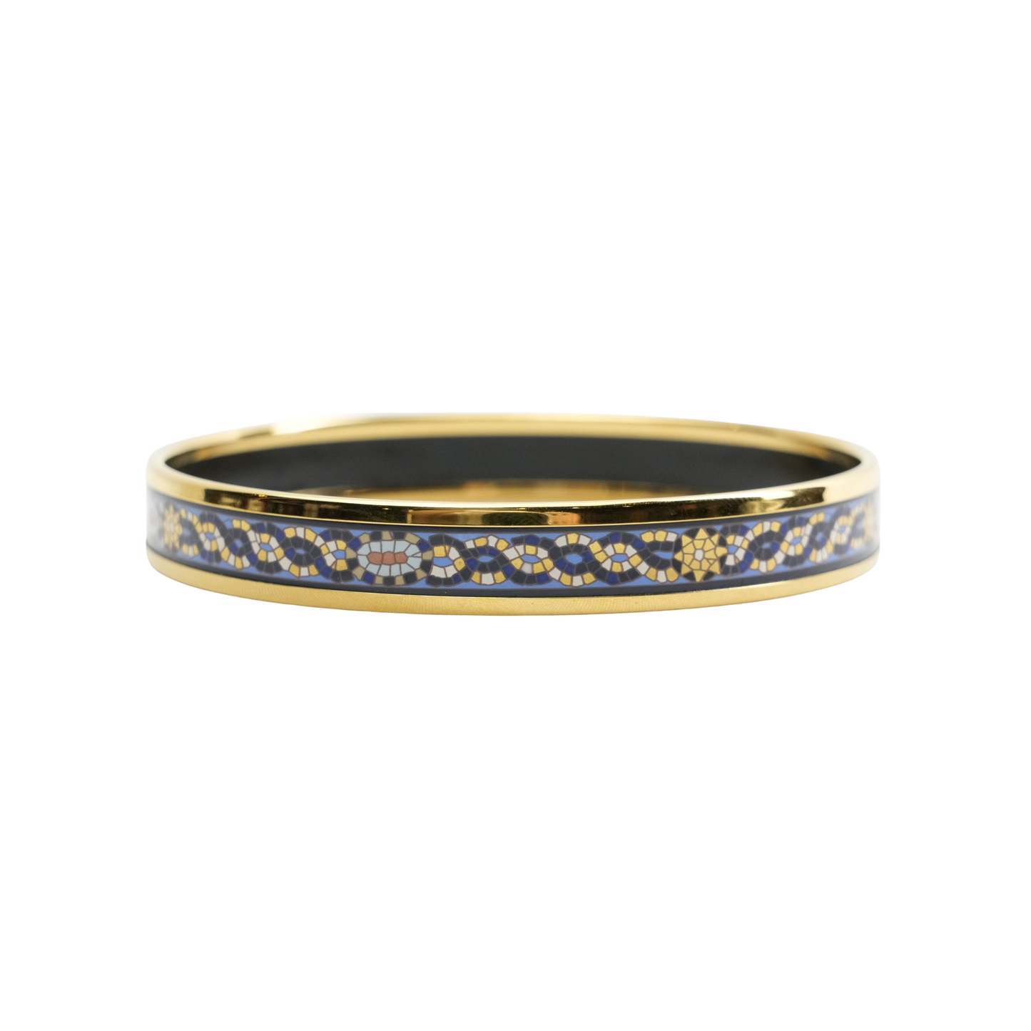 HERMES Cloisonné Enamel PM Bangle