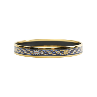 HERMES Cloisonné Enamel PM Bangle