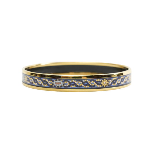 HERMES Cloisonné Enamel PM Bangle