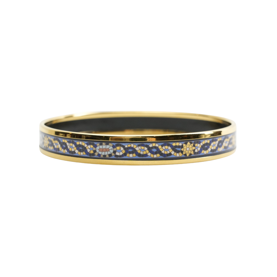 HERMES Cloisonné Enamel PM Bangle