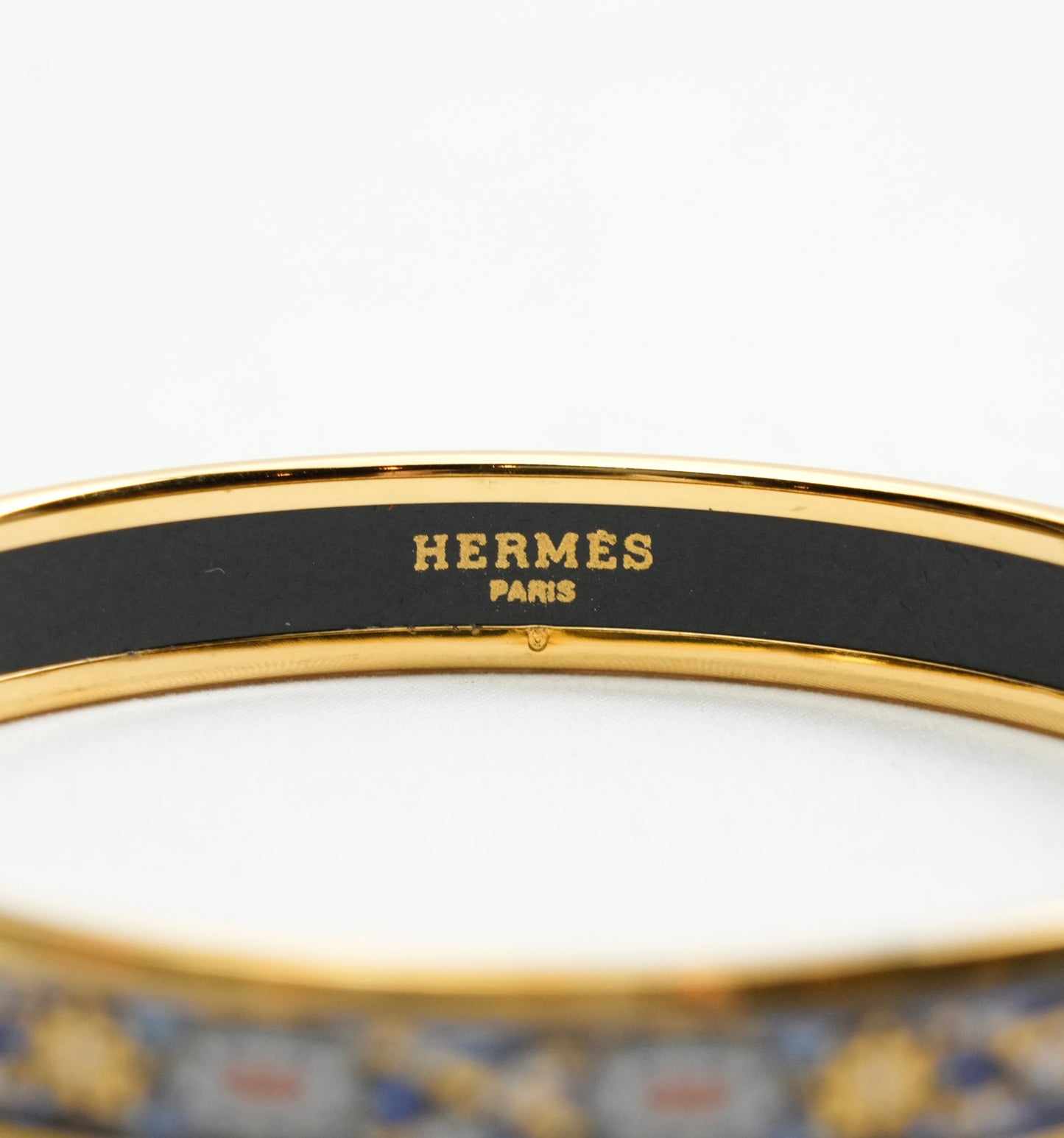 HERMES Cloisonné Enamel PM Bangle