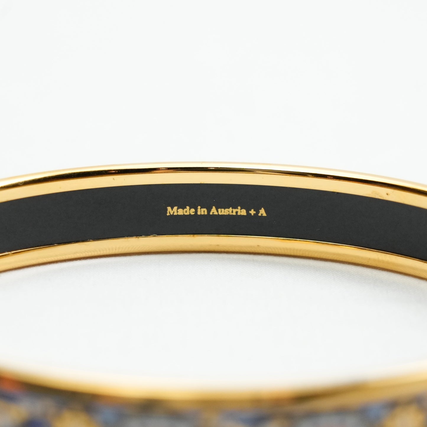 HERMES Cloisonné Enamel PM Bangle