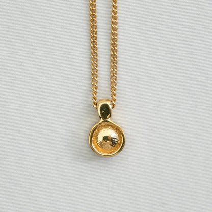 CHRISTIAN DIOR Round Circle Rhinestone Necklace