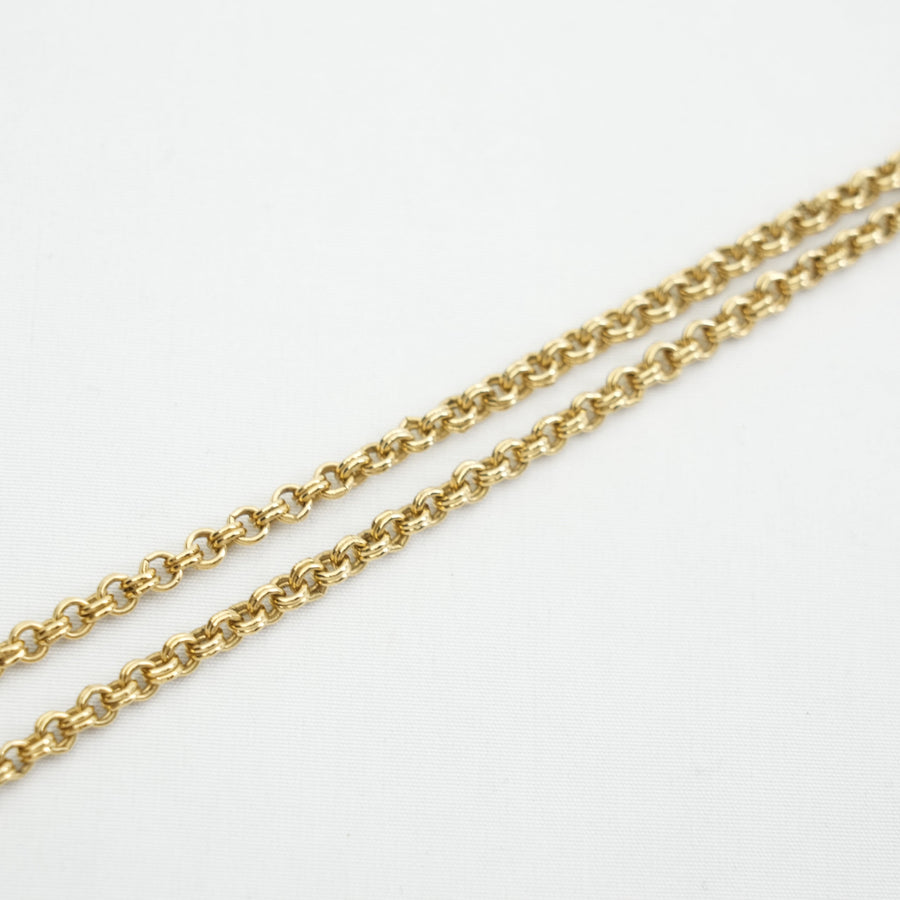 CHRISTIAN DIOR CD Logo Necklace