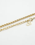 CHRISTIAN DIOR CD Logo Necklace
