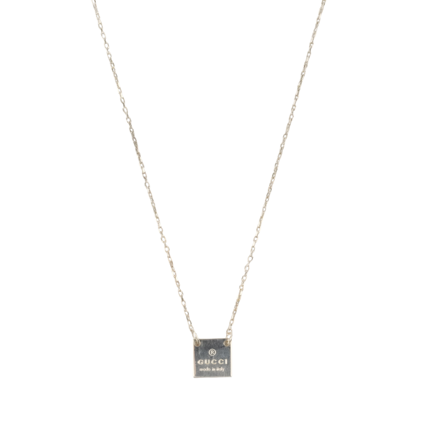 GUCCI Plate Necklace