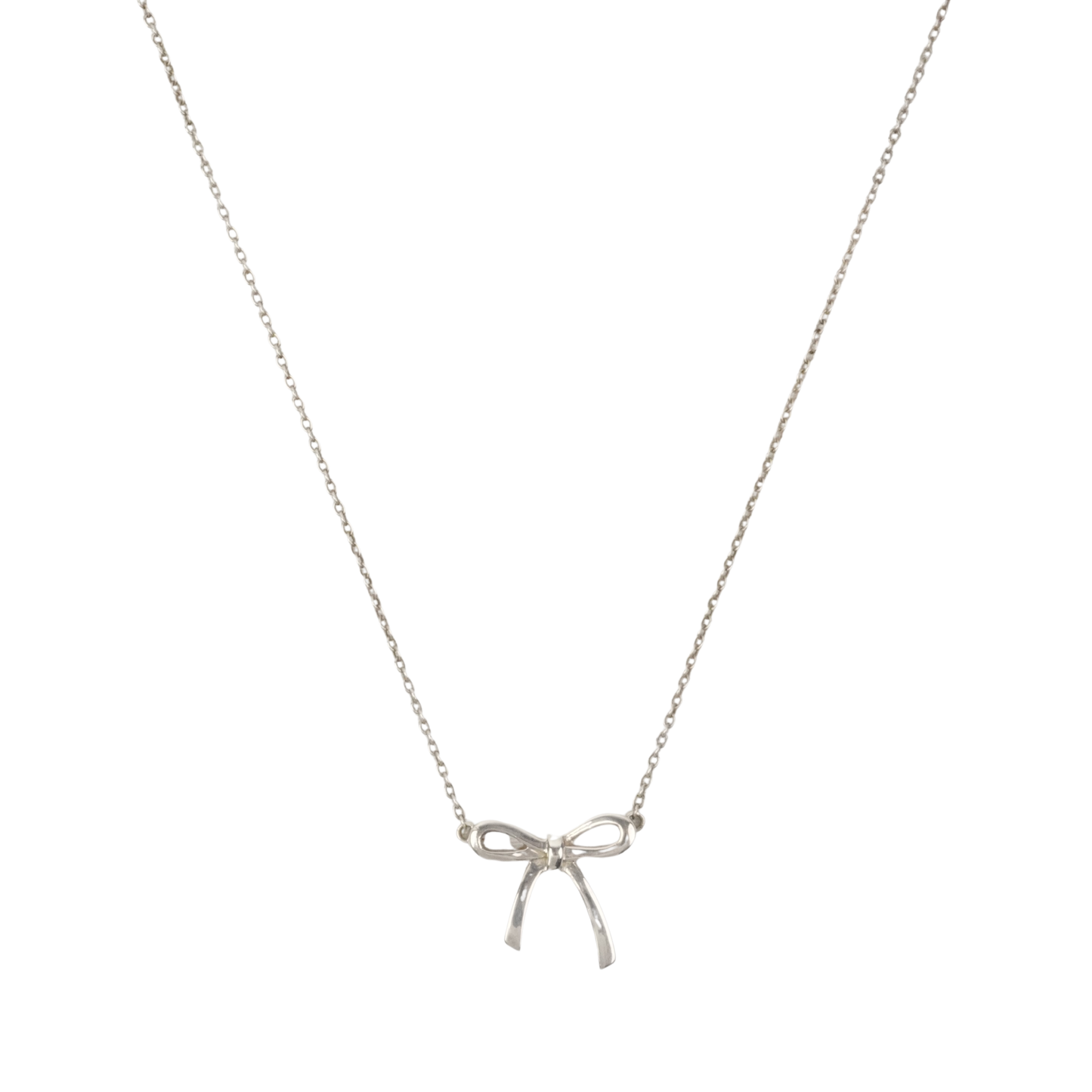 TIFFANY & CO. SV925 Ribbon Necklace