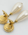 CHANEL 1993 Clover Pearl Earring