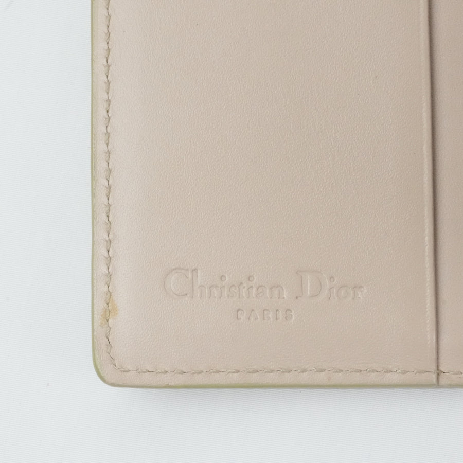 CHRISTIAN DIOR Bifold Wallet PVC  Leather Trotter 02-LU-0065