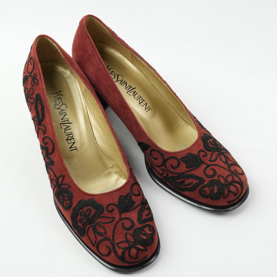 YVES SAINT LAURENT Red Pumps Shoes