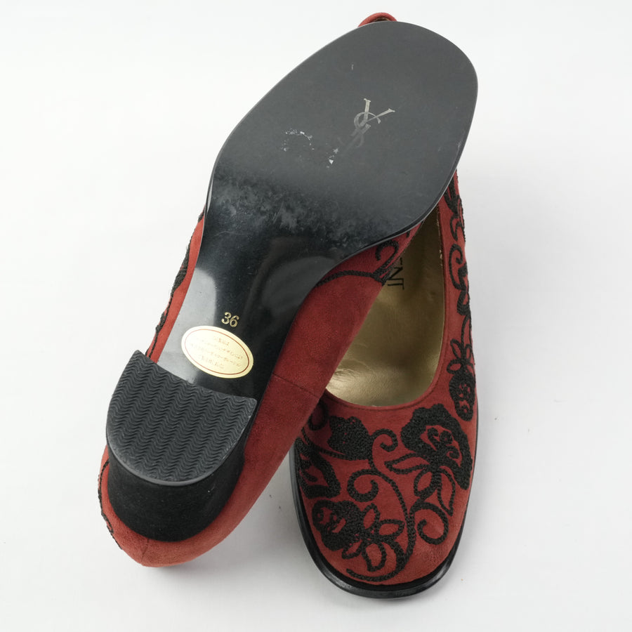 YVES SAINT LAURENT Red Pumps Shoes