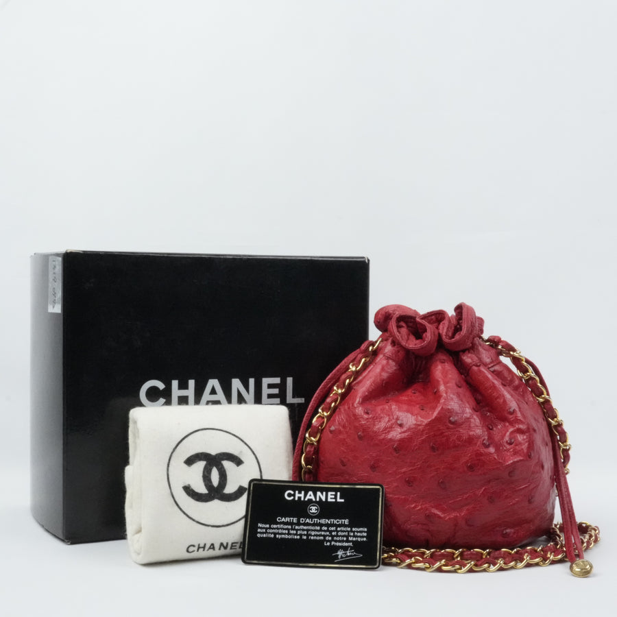 CHANEL 1986-1988 Bucket Shoulder Bag