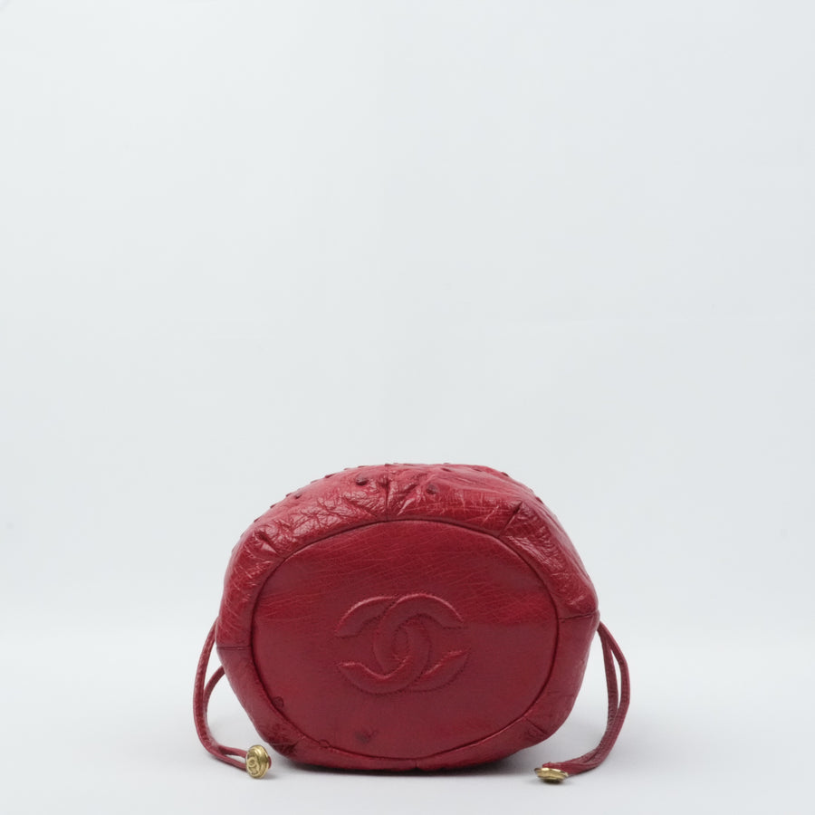 CHANEL 1986-1988 Bucket Shoulder Bag